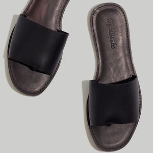 madewell the boardwalk post slide sandal